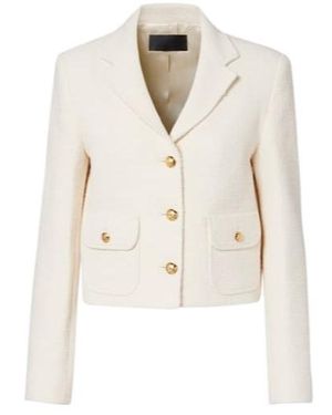 Nili Lotan Lapel Casual Jacket - White