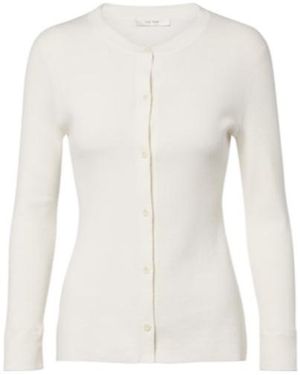 The Row Knitted Cardigan - White