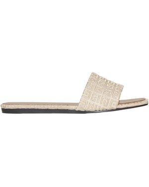 Givenchy 4G Motif Open-Toe Sandals - White
