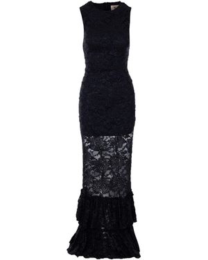 Aniye By Lola Lace Long Dress - Black