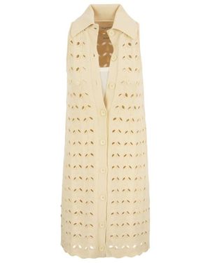 Sportmax Rivolo Crochet Dress - Metallic