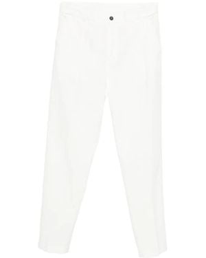 Eleventy Elastic Waist Chino Pants - White