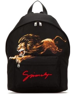 Givenchy Leo Printed Backpack - Black