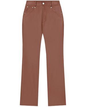 Nanushka Jacoba Slim-Fit Pants - Brown