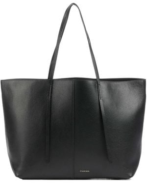 By Malene Birger Abilla Logo Shoulder Bag - Black