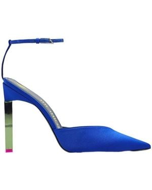The Attico The Perine Ankle Strap Pumps - Blue