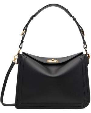 Lanvin Compagnon Asymmetrical Shoulder Bag - Black