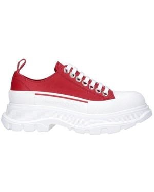 McQueen Tread Slick Trainers - Red