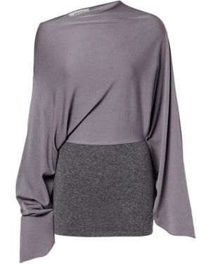 AYA MUSE Long Sleeve Dress - Gray