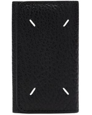 Maison Margiela Stitching Key Case Keyring - Black