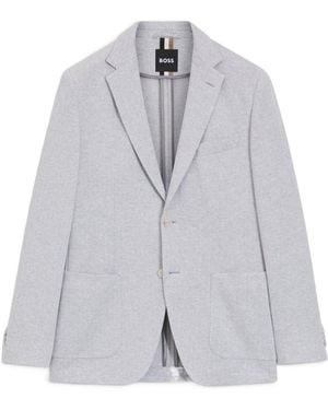 BOSS Long Sleeve Blazer - Grey