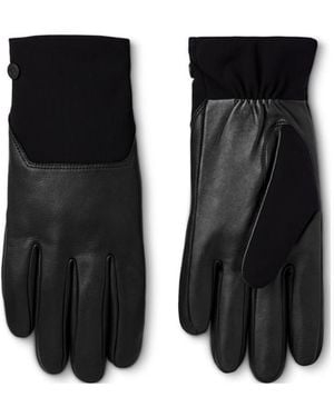 Canada Goose Panelled-Design Gloves - Black