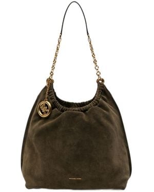 Michael Kors Michael Loden Chain Shoulder Bag - Brown