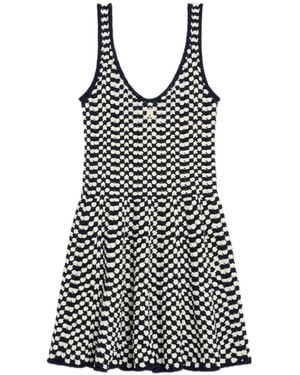 Celine Mini Skater Dress - Black
