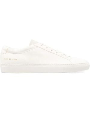Common Projects Round Toe Lace-Up Trainers - White