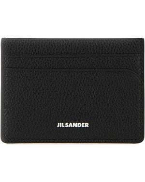 Jil Sander Flat Card Holder - Black