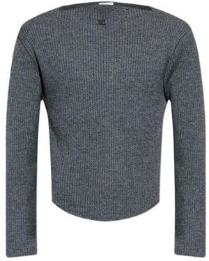 Courreges Long Sleeve Jumper - Grey