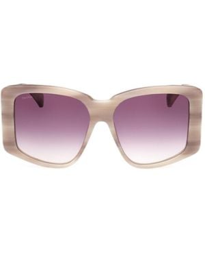 Max Mara Square Frame Sunglasses - Purple