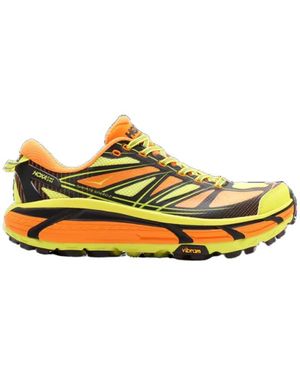 Hoka One One Mafate Speed 2 Lace-Up Trainers - Yellow