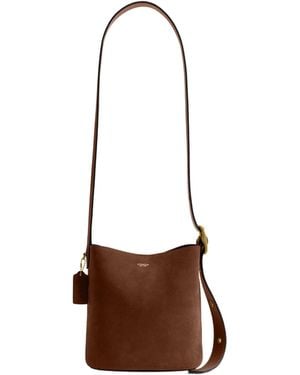 COACH Bleecker Bucket Bag 21 - Brown