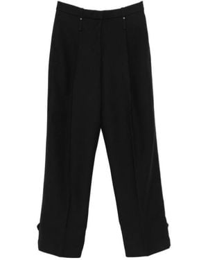 Stine Goya Casual Trousers With Belt Loops - Black