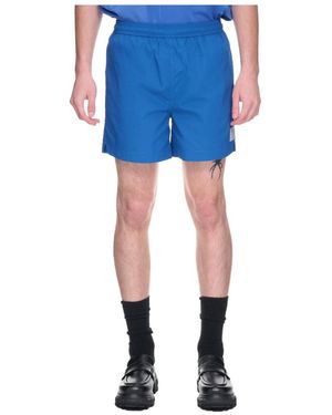 A_COLD_WALL* Logo Beach Shorts - Blue