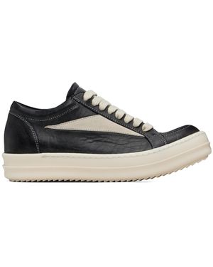Rick Owens Vintage Lace-Up Trainers - Black