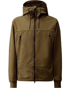 C.P. Company Zip-Up Hooded Jacket - Green