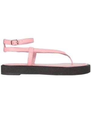 BY FAR Cece Thong Sandals - Pink