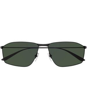 Balenciaga Eyewear Rectangle-Frame Sunglasses - Green