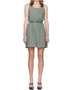 Juun.J Tie-Up Mini Dress - Green
