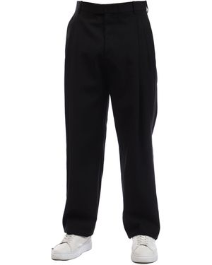 Off-White c/o Virgil Abloh Embroidered Tailor Trousers - Black