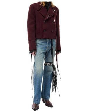 Ann Demeulemeester Dalmar Double-Breasted Jacket - Red