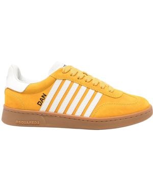 DSquared² Round-Head Casual Shoes - Yellow