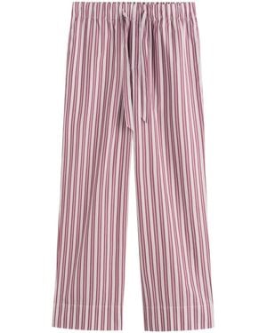 Tekla Striped Pajama Pants - Purple