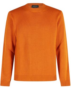 Roberto Collina Merino Wool Knitwear - Orange
