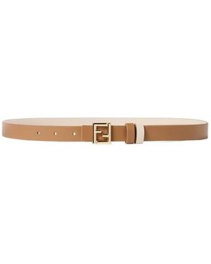 Fendi Ff Belt - White