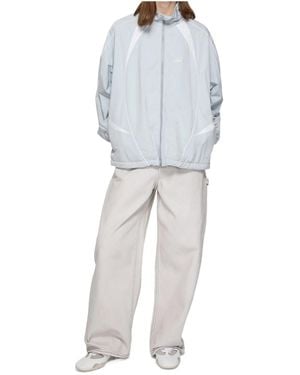 Acne Studios Logo-Embroidered Jacket - Grey