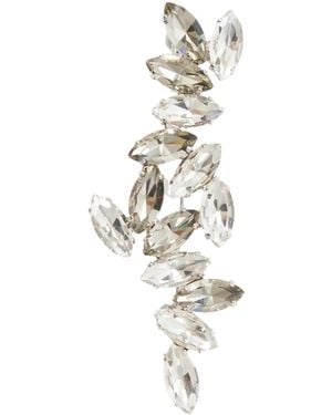 Erdem Tone Crystal Brooch - White