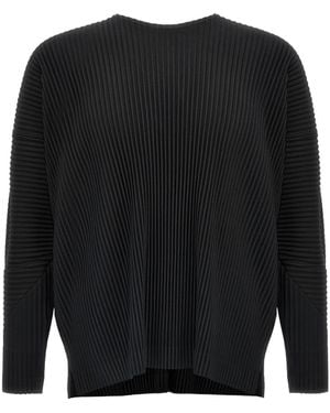 Homme Plissé Issey Miyake Homme Plissé Issey Miyake Pleated Sweatshirt - Blue