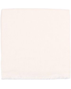 Weekend by Maxmara Frayed Edge Scarf - White
