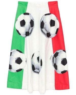 Moschino La Prima Midi Skirt - White