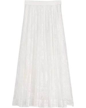 Dior Mid-Length Flared Skirt - White