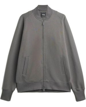Y-3 Zip-Up Bomber Jacket - Gray
