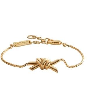 Bottega Veneta Knot Bracelet - Metallic