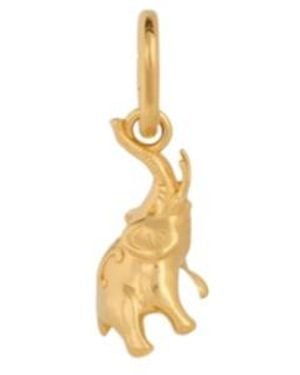 Celine Charms Elephant On Pearl - Metallic