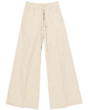 Rick Owens Bela Zip Drawstring Trousers - Natural