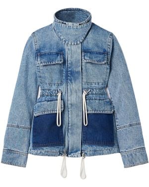 Co. Long-Sleeved Denim Jacket - Blue