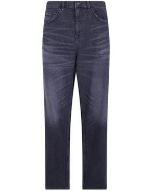 Les Deux Washed Denim Jeans - Blue