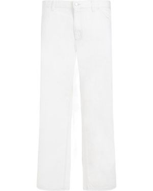 Carhartt Belt Loop Belt Casual Trousers - White